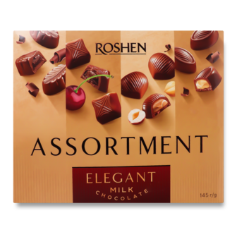 Цукерки "Elegant Assortment" ТМ Рошен, 145г