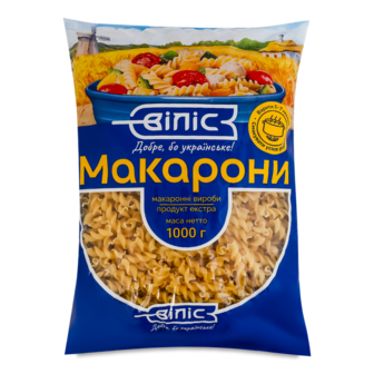 Макаронні вироби спіральки ТМ Віліс, 1кг