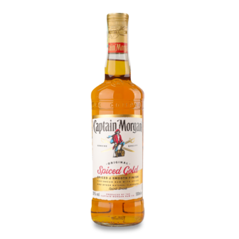 Напій алк на основі рому "Captain Morgan" Gold 35% 0,5л /Баядера/
