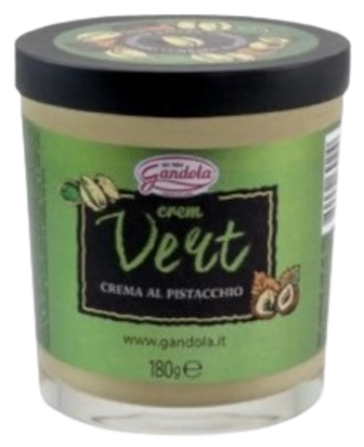 Gandola органічна фісташкова паста 180 г