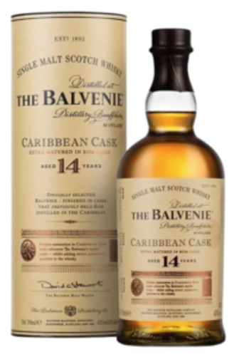 Віскі односолодовий Balvenie 14 років Caribbean Cask 0,7л 43%