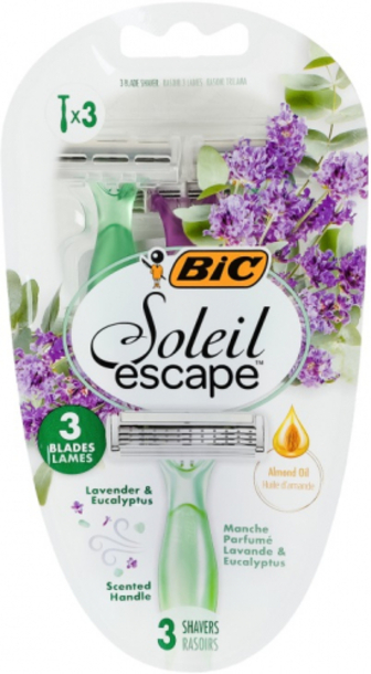 Станок для гоління BIC Soleil Escape лаванда евкаліпт 3шт