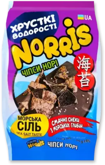Чипси норі Norris Морська сіль 25 г