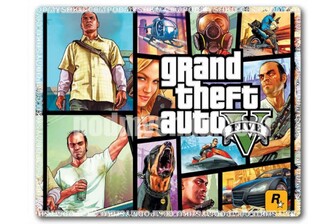 Килимок для мишки Podmyshku GTA 5, пластик.
