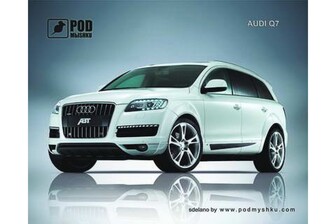 Килимок для мишки Podmyshku Audi Q7, пластик.