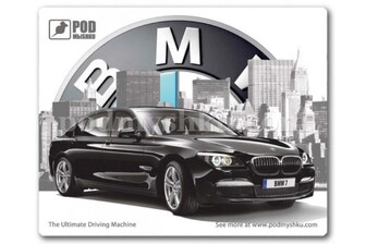 Килимок для мишки Podmyshku БМВ7, пластик.