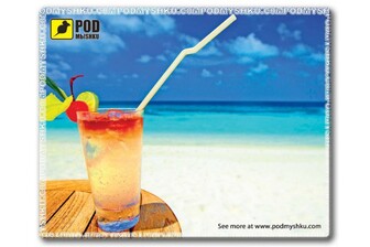 Килимок для мишки Podmyshku Коктейль, пластик.