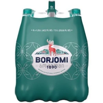 Вода Borjomi газована 6х1,25л