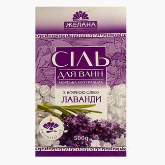 Сіль д/ванни  Желана Лаванда 500гр