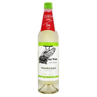 Вино напівсолодке біле My Wine by Eduard Gorodetsky Трамінер (безалкогольне) 0,75 л