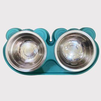 Миска д/тварин My Pets метал. подвійна BO-10060