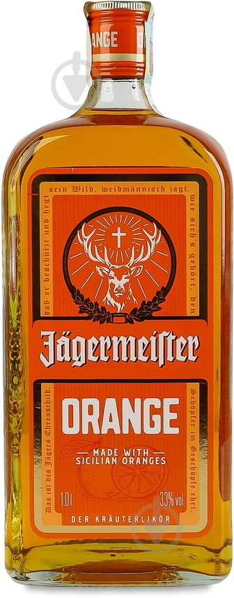 Лікер Jagermeister Orange 33% 1 л
