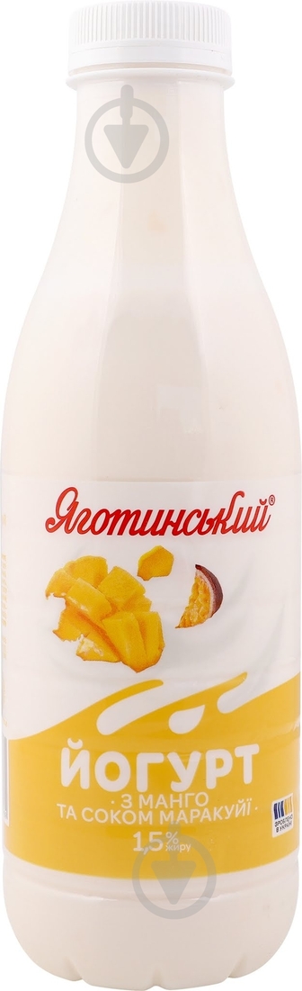 Йогурт Яготинське Манго-маракуйя 750 г