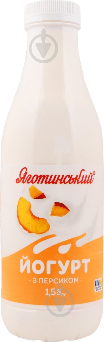 Йогурт Яготинське з персиком 1,5% 750 г