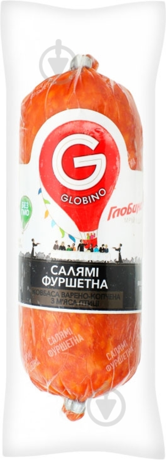 Ковбаса ТМ Глобино Салямі Фуршетна вищого гатунку 460 г (4820112651190)