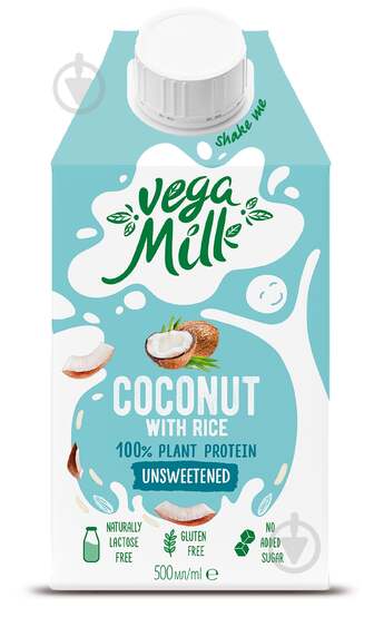 Молоко кокосове Vega Milk з рисом 500 мл