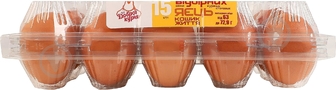 Яйця курячі столові вищої категорії 15шт