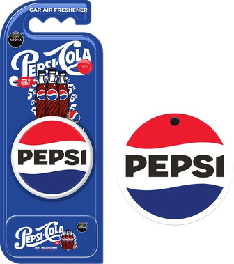 Ароматизатор в автомобіль Aroma Car Pepsi Polymer Modern Nostalgia Globe (5904224115890)