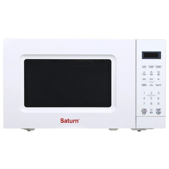Мікрохвильова піч Saturn ST-MW7164, білий, 700 Вт (8595150362532)
