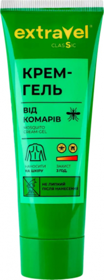 Крем-гель Extravel Classic від комарів 60мл