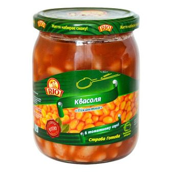 Квасоля Rio Пікантна в томатному соусі 480 г (4820113380303)