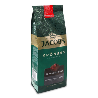 Кава Jacobs Kronung Espresso Gold натуральна смажена мелена 400 г (8711000583968)
