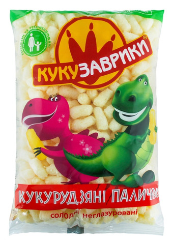 Палички кукурудзяні Кукузаврики солодкі, 150 г