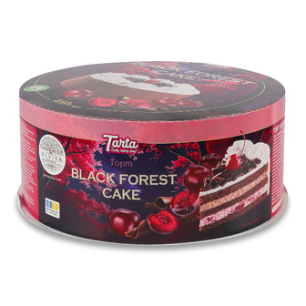 Торт Tarta Black forest cake бісквітний 450 г (4820217844688)