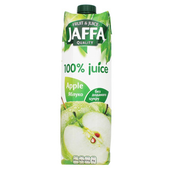 Сік Jaffa 100% juice яблучний без доданого цукру 0.95 л (4820003684948)