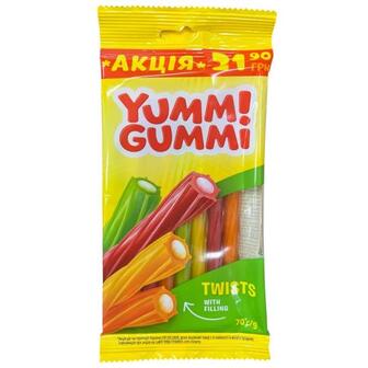 Цукерки желейні Roshen Yummi Gummi "Twists", 70 г АКЦІЯ
