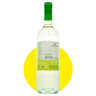 Вино "Cantine Paolini Zizza Inzolia" біле сухе 0,75л 12%