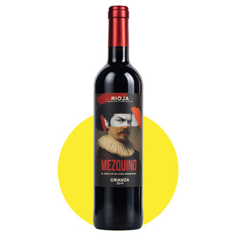 Вино Мескіно Тінто Кріанса Ріоха/Mezquino Tinto Crianza Rioja червоне сухе, 0,75 л, 13,5%
