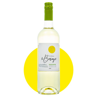Вино Шато ла Безадже Совіньйон/Chateau la Besage Sauvignon біле сухе, 0,75 л, 12,5%