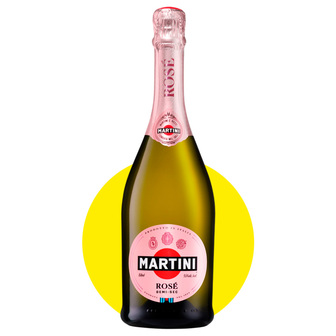 Вино ігристе "Martini Rose" рожеве напівсухе 0,75л 9,5%