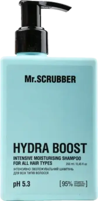 Шампунь Mr.Scrubber Hydra Boost інтенсивно зволожувальний для всіх типів волосся 250 мл