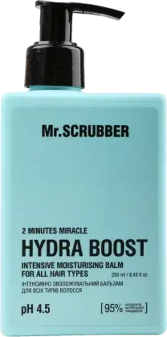 Бальзам Mr.Scrubber 2 Minutes Miracle: Hydra Boost для всіх типів волосся 250 мл