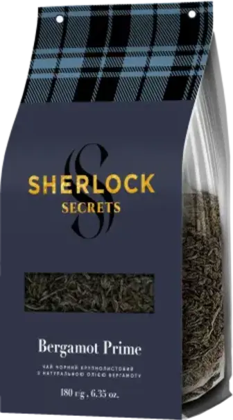 Чай Sherlock Secrets Bergamot чорний 180 г