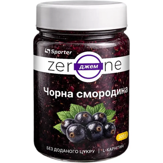 Джем Sporter Zero One Ягідний Чорна смородина 300 г