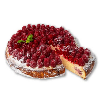 Сирник з малиною (100г)