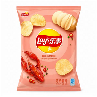 Чипси Lay's картопляні зі смаком гострий рак (70г)