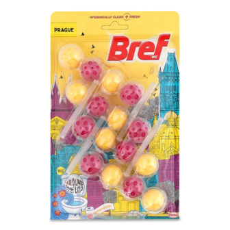 Блок туалетний Bref Сила-Актив Богемська ягода (4*50г)