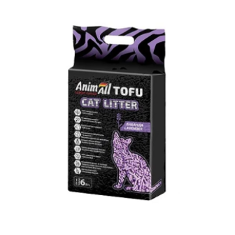 Наповнювач AnimAll Tofu Лаванда для котячого туалету 2,6кг/6л