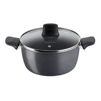 Каструля Tefal Hard Stone з кришкою 22см 3,8л