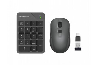 Комплект бездротовий клавіатура цифрова з мишою A4Tech FG1600C Air2 (Grey) Fstyler, сірий колір