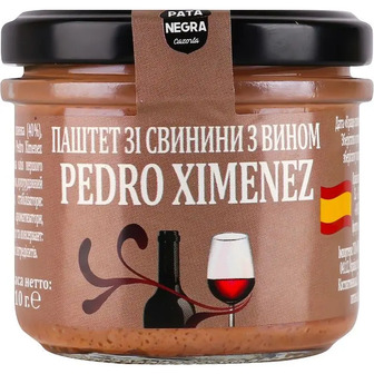 Паштет Pata Negra зі свинини з вином Pedro Ximenez 110 г