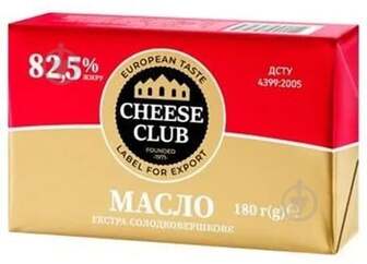 Масло Cheese Club екстра солодковершкове 82.5 % 180 г