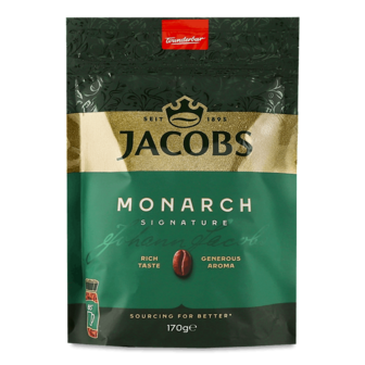 Кава розчинна Jacobs Monarch економ-пакет 170г