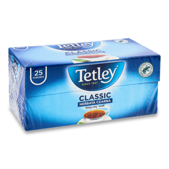 Чай чорний Tetley Classic Black 25*1,5г