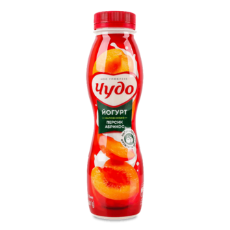 Йогурт «Чудо» персик-абрикос 2,5% 260г