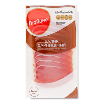 Балик «Глобино» «Дарницький» с/к в/ґ нарізка 80г